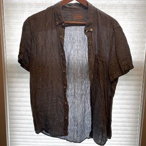 Everlane medium linen button up